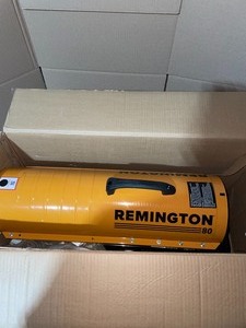 REMINGTON 80,000 BTU FORCED AIR KEROSENEDIESEL SPACE HEATER WITH THERMOSTAT. SEE PICTURES