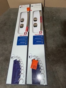 GLACIER BAY RUSTPROOF 72 IN. ADJUSTABLE PERMANENT MOUNT CURVED SHOWER ROD IN CHROME. SEE PICTURES