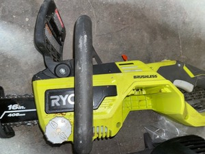 ASSORTED OUTDOOR RYOBI POWER TOOLS VARIOUS KINDS AND CONDITIONS. SEE PICTURES