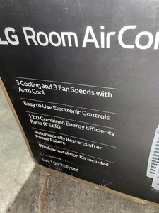 LG ELECTRONICS 10,000 BTU WINDOW SMART (WI-FI) AIR CONDITIONER WITH REMOTE, ENERGY STAR IN WHITE. SEE PICTURES