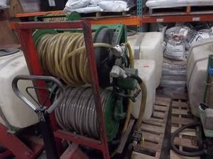 Herbicide Sprayer Unit With Double Spray Reel & Double Tank. Sold As Is. Come And Inspect.