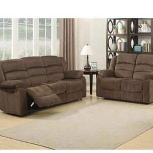 Bill81in.Brown Polyester3-Seater Bridgewater Reclining Sofa the Retail price in Home Depot is$554.44