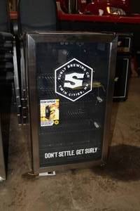 lot 102 image: Insignia 115-Can Surly Brewing Co Twin Cities MN Beverage Cooler NC-BC115SS9 19Wx17Dx33H