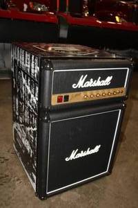 lot 101 image: Marshall Amp Surly Brewing Co Twin Cities MN Mini Refrigerator 20Wx32Dx22H