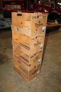 lot 130 image: Don Julio Wood Crate Display 4-tier 16-12Lx 11-12Wx40H