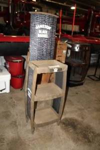 lot 156 image: Jameson Black Barrel Display 3-tier 17-12Wx15Dx56H