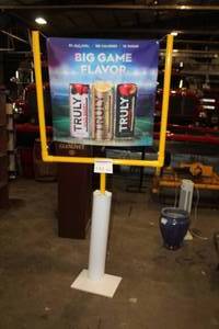 lot 142 image: Truly Goal Post Display Stand 36-12Dx84H