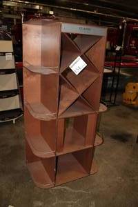 lot 154 image: Classic Collection Wood Display 5-tier 34-12Wx20Dx67-12H