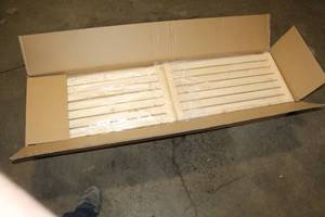 lot 140 image: Bread & Butter Wines Wood Wine & Bread Rack (in box)