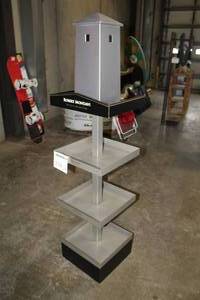 lot 159 image: Mondavi Display 3-tier 18Wx14-12Dx70H