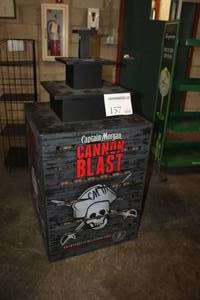 lot 157 image: Captain Morgan Cannon Blast Display 23Wx23Dx48H