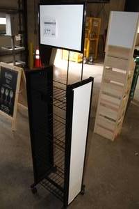 lot 177 image: Display Cart 17Wx 10-12Dx69H