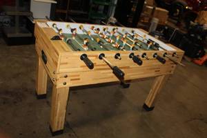 lot 18 image: Foosball Table 55Lx29Wx34H