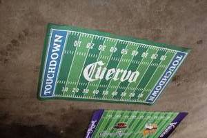 lot 193 image: Jose Cuervo Football Field Mat 59Lx35-12W