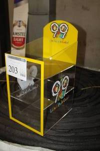 lot 203 image: 99 Schnapps Counter Display 9Wx12Dx21H