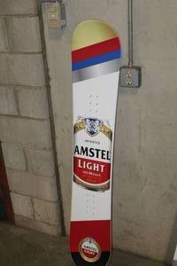 lot 197 image: Amstel Light Snowboard 60Lx10W