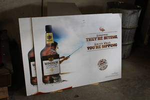 lot 189 image: Lot of (2) Windsor Canadian Signs 47Wx36H