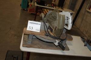 lot 53 image: Rockwell International Wood Chop Saw 10 34-010