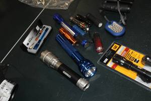 lot 208 image: Lot of (Approximately 12) Flashlights