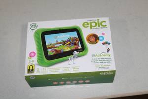 lot 216 image: Leap Frog Epic Academy Edition Learning Tablet (in box)