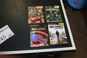 lot 245 image: Lot of (4) Sony PS2 Games  with Midnight Club II, Mortal Kombat, Tony Hawks Proving Grounds, Army Men Green Rogue