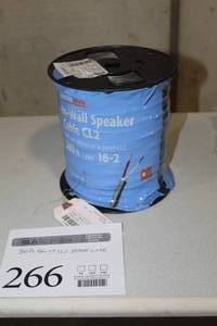 lot 266 image: Cerro Wire In-Wall Speaker Wire 16-2 CL2 500L (on spool)