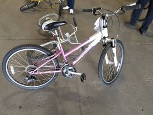 lot 724 image: Schwinn Ranger 2.4 Girls 19 21-speed Trail Bike with 12 PurpleWhite Frame