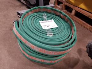 lot 356 image: Lot of (2) Angus Hi-Combat 1.75 Fire Hose Green 50L