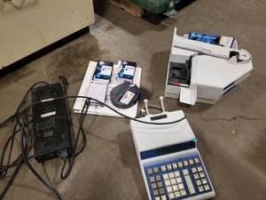 lot 419 image: Maverick Payment Processing Equipment M425EN  with HP 51604A Ink Cartridges, Ribbon Cartridges, Operators Manual