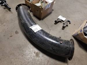 lot 432 image: Vactor Metal Suction Elbow 41Lx8D (new, never used)