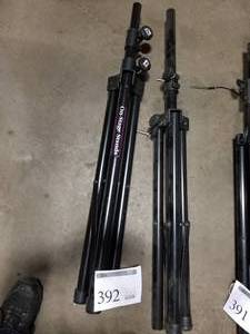 lot 392 image: Lot of (2) On Stage Stage Stands