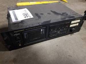 lot 390 image: 1999 Marantz Professional Stereo Cassette Deck  Compact Disc Player PMD 350