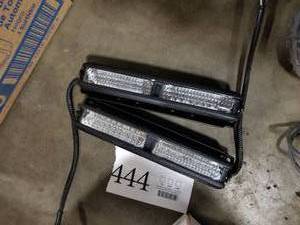 lot 444 image: Lot of (2) Sound Off Signal nForce Interior LED DDG Light SAE W-1 ENFDGS2RB
