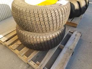 lot 15 image: Lot of (2) Gallaxy Turf Special 12LLX16 R3 6-Ply Tire with 16 8-Lug Steel Wheel