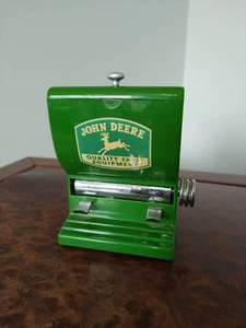 lot 164 image: Metal John Deere Toothpick Despenser