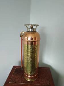 lot 179 image: Reliance Copper Fire Extinguisher For W.S. Nott Company Minneapolis