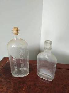 lot 187 image: Two vintage Glass Bottles