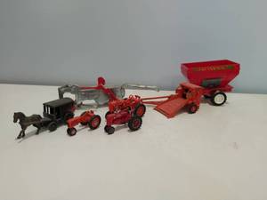 lot 254 image: Collection Of Toy Tractors