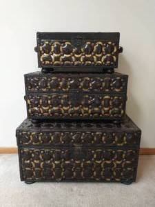 lot 108 image: Three Decorative Storage Boxes
