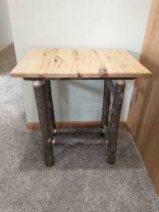 lot 130 image: Rustic End Table