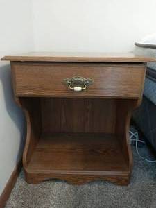 lot 144 image: One Drawer Nightstand