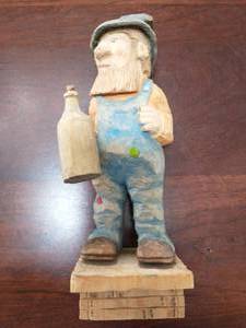 lot 218 image: Hand Carved Wooden Figurine