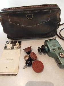 lot 230 image: Vintage Vibrosage with Carrying Case and Accessories