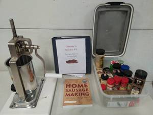 lot 35 image: Northern Industrial Sausage Maker and Smoking Kit