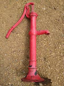 lot 421 image: Red A.Y. McDonald Mfg Co Water Pump