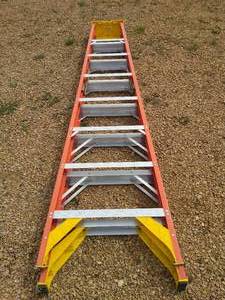 lot 393 image: Werner 8 Foot Ladder