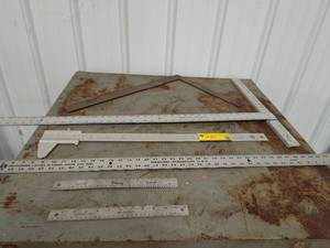 lot 352 image: Collection Of Rulers And Angle Rulers