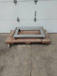 lot 364 image: Large Wood Cart And Small Metal Cart