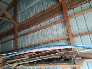 lot 368 image: Collection Of Building Live Edge Wood And Building Supplies