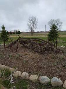 lot 5 image: Antique Side Delivery Rake